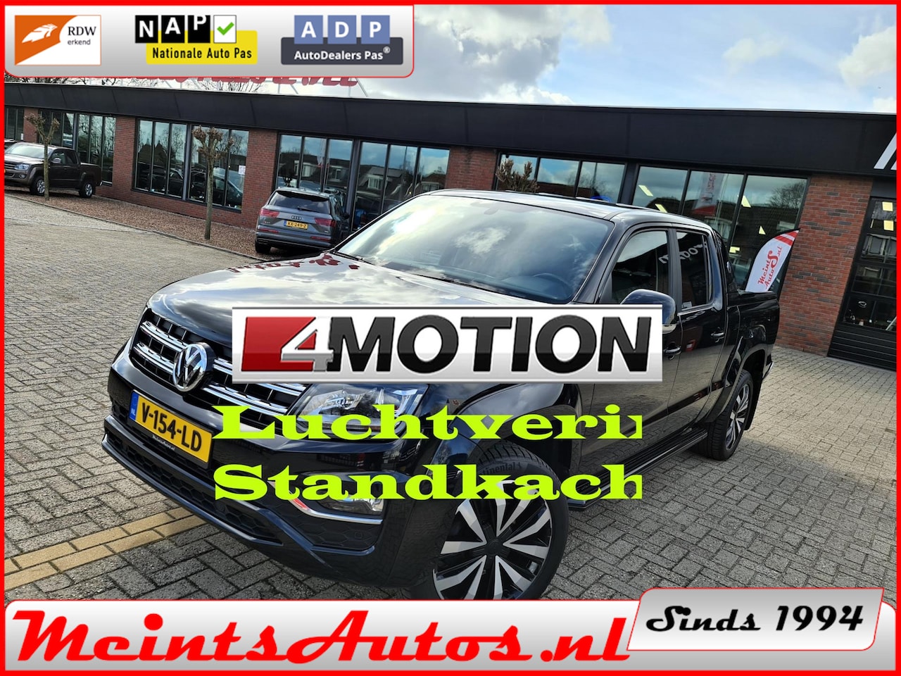 Volkswagen Amarok - 3.0 TDI 4Motion V6 320Pk DC Dubbele Cabine XL E6 AVENTURA LUCHTVERING STANDKACHEL Grijs Ke - AutoWereld.nl