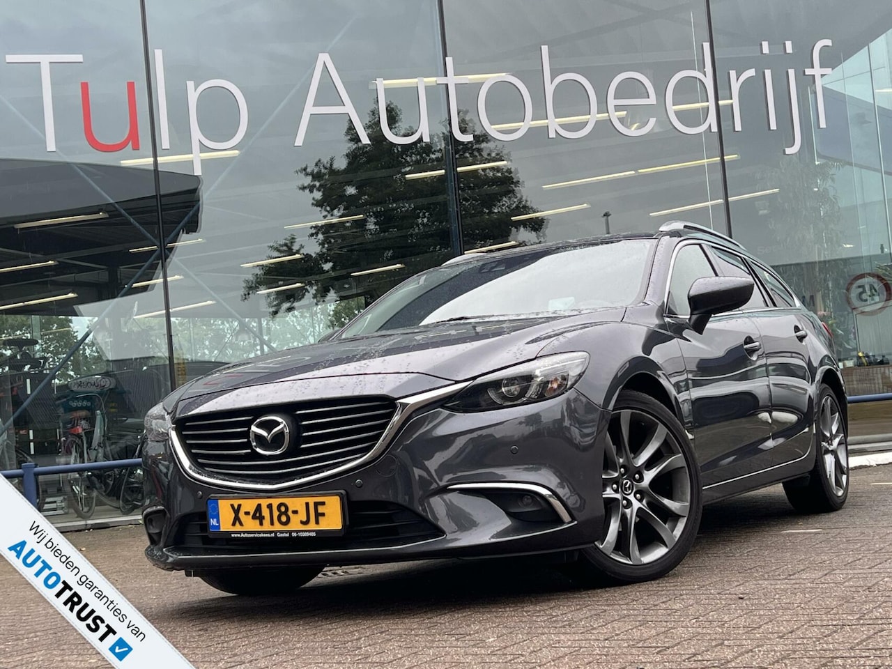 Mazda 6 Sportbreak - 2.2D SkyActiv-D 175 GT-M Airco Trekhaak - AutoWereld.nl