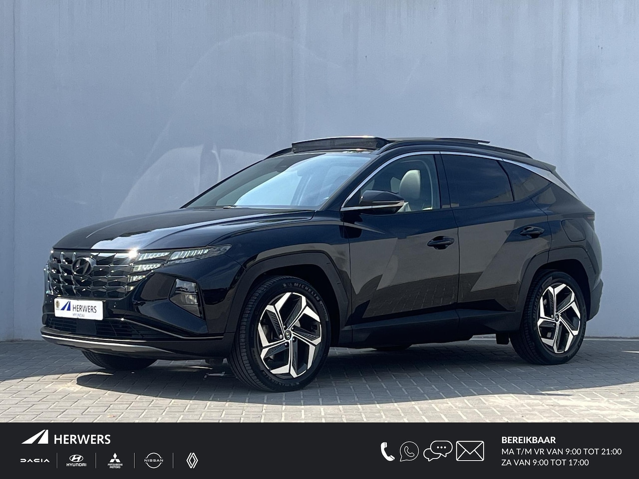 Hyundai Tucson - 1.6 T-GDI HEV 230PK Automaat Premium Sky / Schuif-/kanteldak / 360* Camera / Elektrische a - AutoWereld.nl