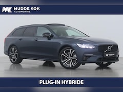 Volvo V90 - T6 Recharge Ultimate Dark | Long Range | Luchtvering | 360° Camera | Head-Up | Panoramadak