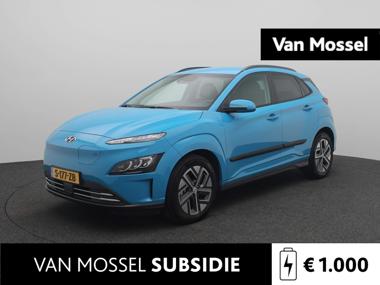 Hyundai Kona Electric - EV Premium 64 kWh | Leder | Stoelverwarming en -koeling | Navigatie - AutoWereld.nl