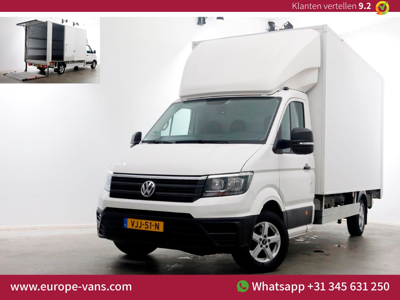 Volkswagen Crafter - 35 2.0 TDI Bakwagen met laadklep en zijdeur 1.075kg laadvermogen 03-2021 - AutoWereld.nl