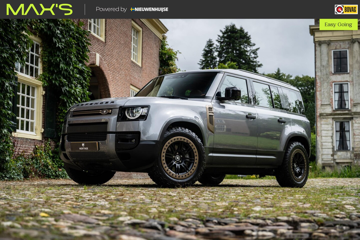 Land Rover Defender 110 - P400 7p. Heritage Customs edition - AutoWereld.nl