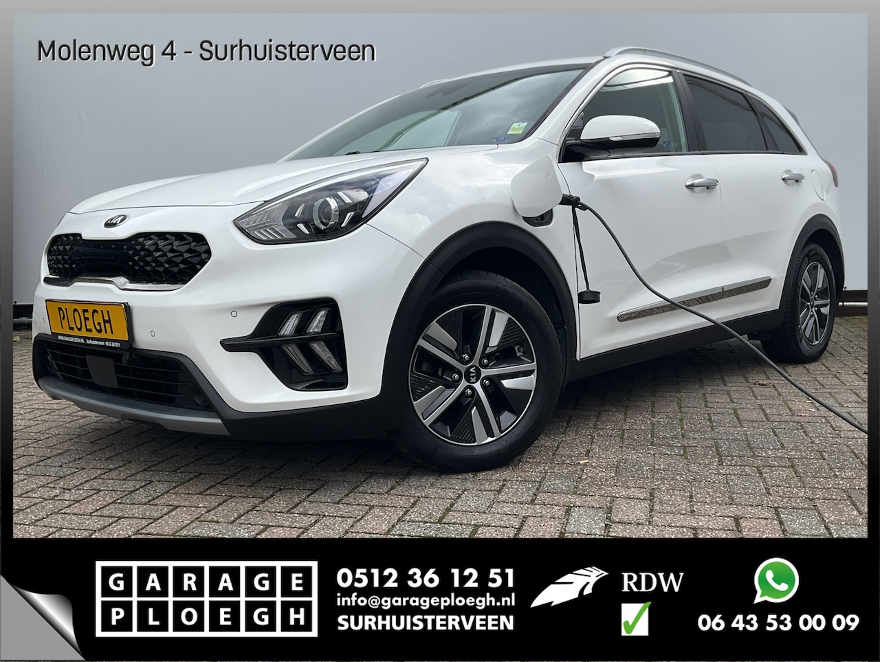 Kia Niro - 1.6 GDi Plug-in PHEV Navi/Cam Stoel/stuurverw Adap.cruise Plug-in! - AutoWereld.nl