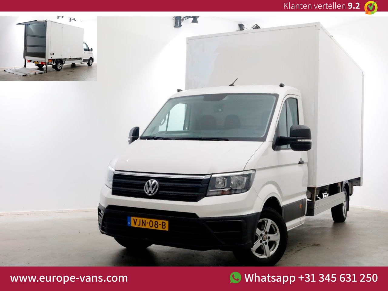 Volkswagen Crafter - 35 2.0 TDI Bakwagen met laadklep en zijdeur 1.117kg laadvermogen 03-2021 - AutoWereld.nl