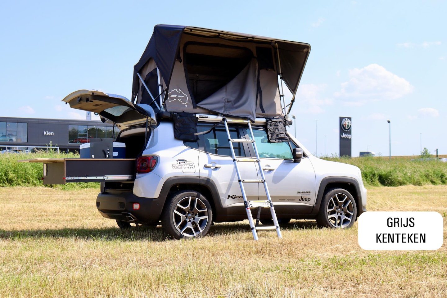 Jeep Renegade - 1.0T-e Limited | Grijs kenteken | DakTent | In bouw keuken | - AutoWereld.nl