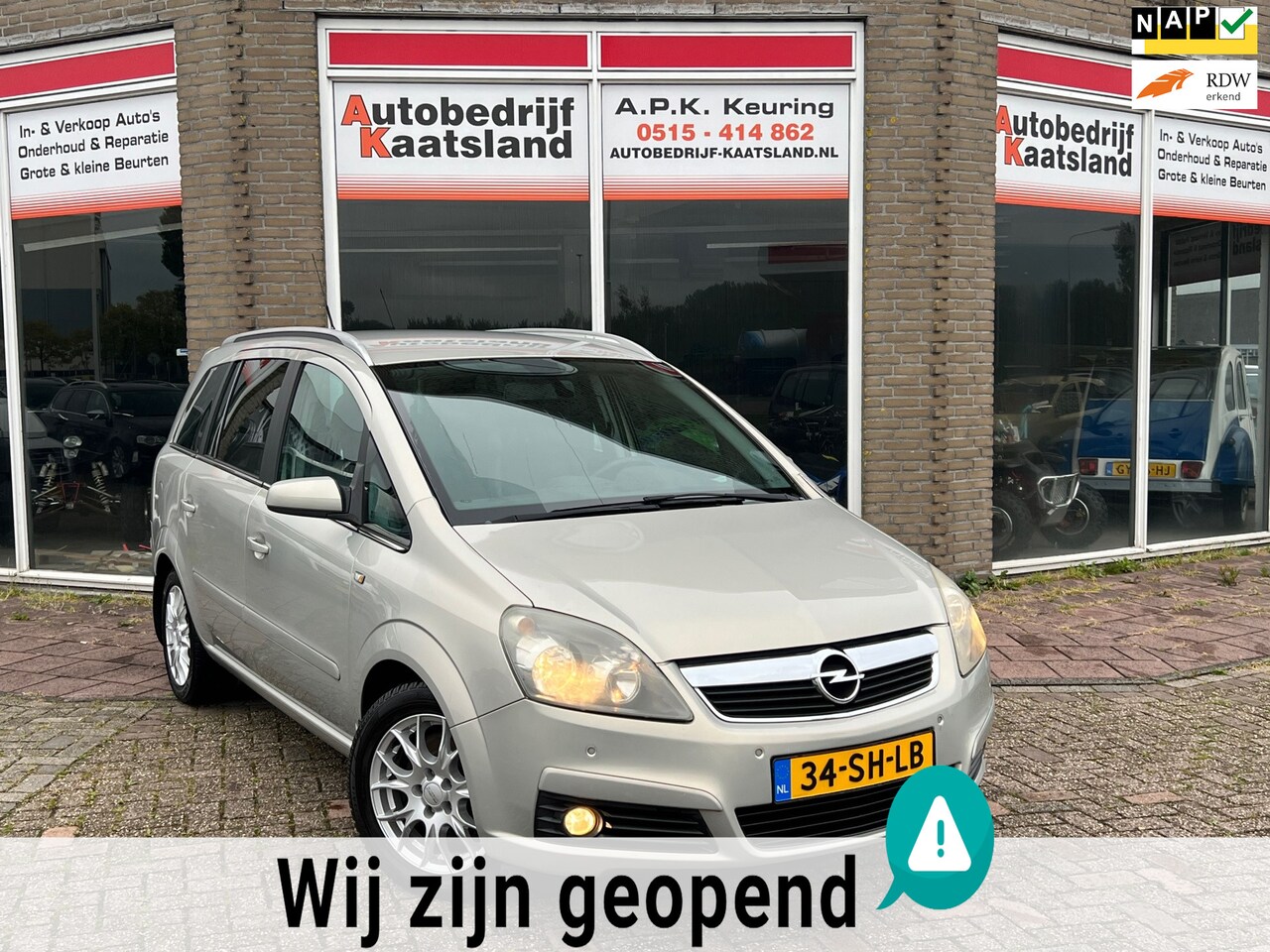 Opel Zafira - 2.2 Cosmo - 7 Persoons - Cruise - Clima - - AutoWereld.nl