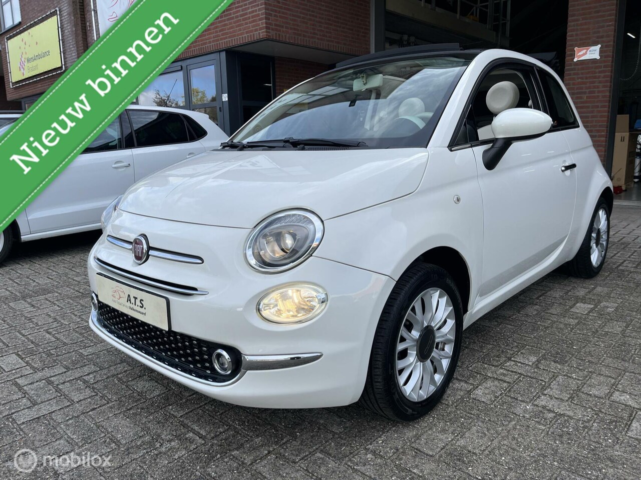 Fiat 500 C - 1.2 Lounge CABRIO*AIRCO*CRUISE*PDC* - AutoWereld.nl