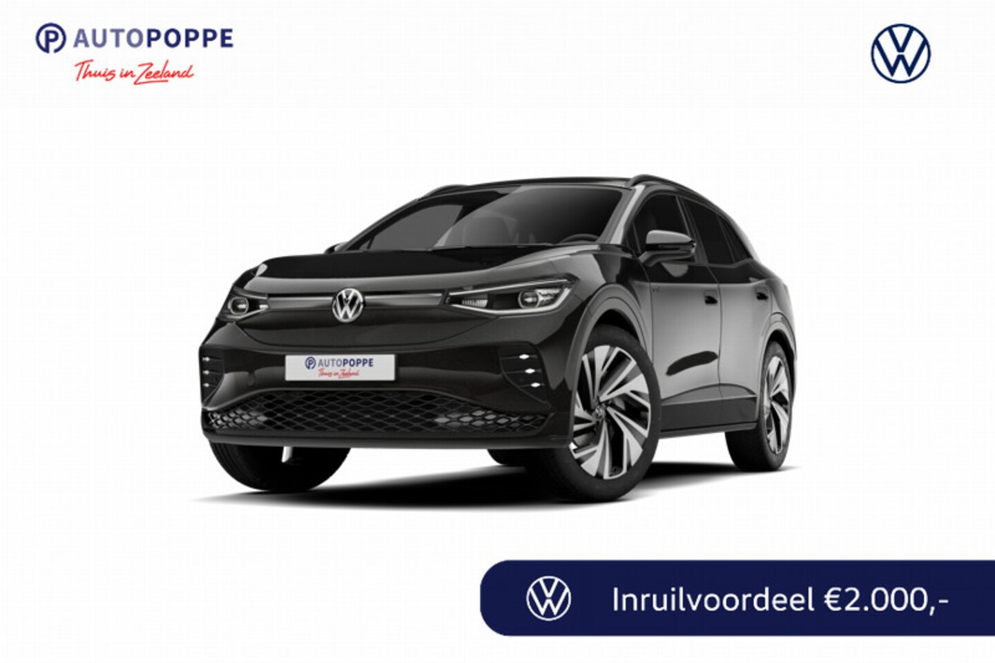 Volkswagen ID.4 - 77kWh 340 AWD 1AT GTX Business | 'App-Connect' draadloze smartphone integratie | Achterban - AutoWereld.nl