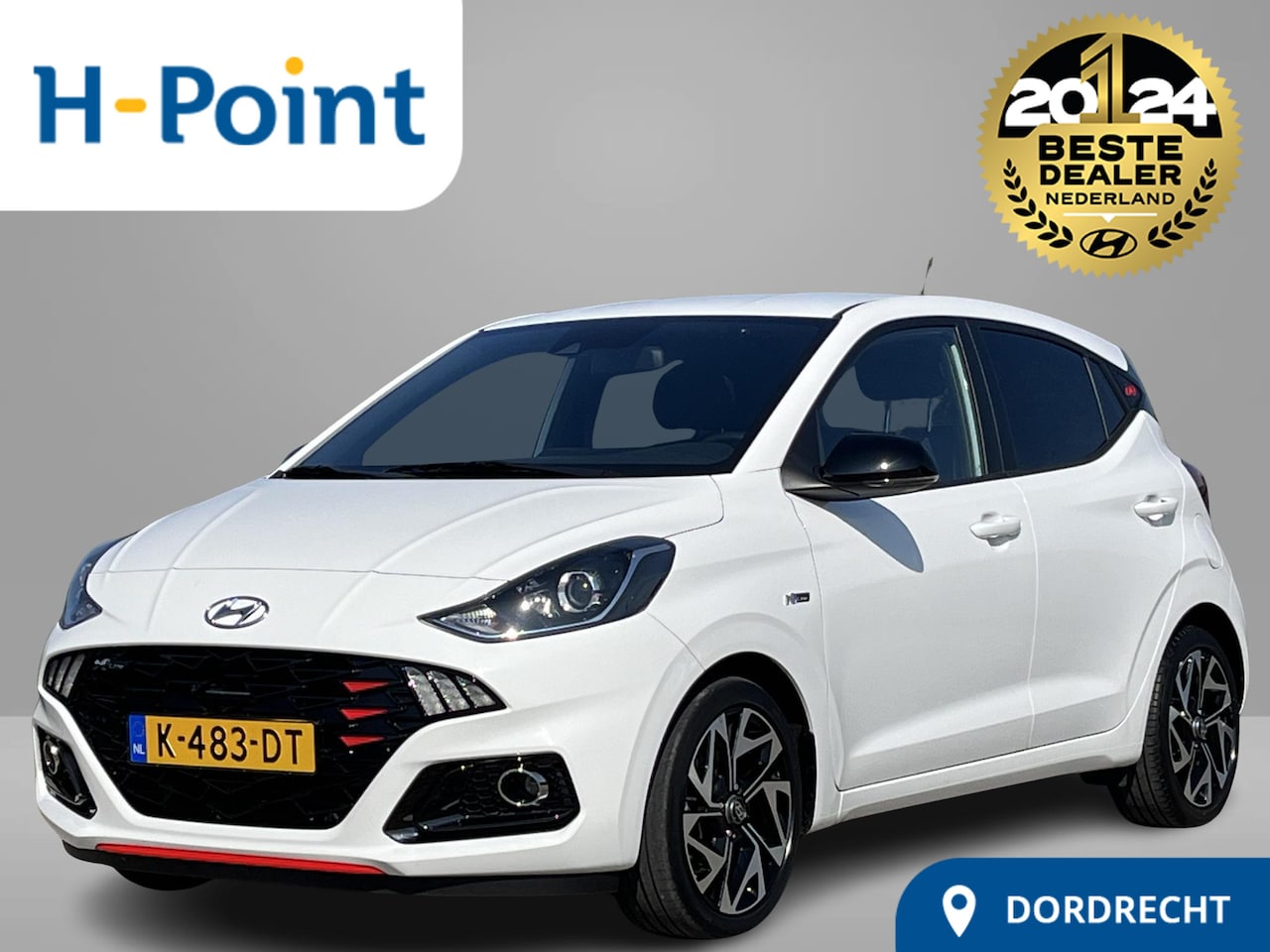 Hyundai i10 - 1.0 T-GDI 100 PK N Line 5-zits | Sportief N Line Pack | Navi + Apple/Android Mltimedia |1s - AutoWereld.nl