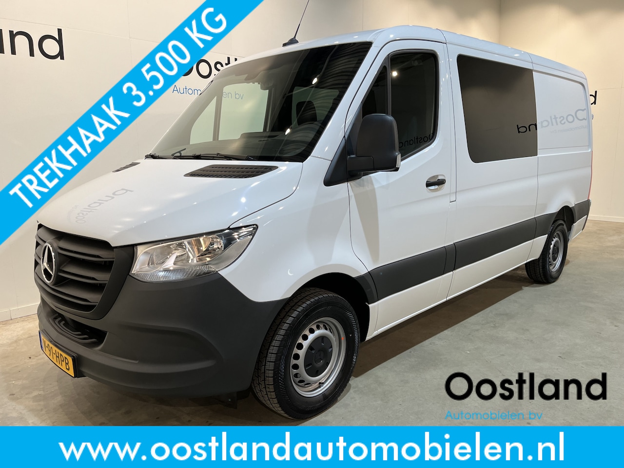 Mercedes-Benz Sprinter - 315 1.9 CDI L2H1 RWD DC Dubbel Cabine / Euro 6 / Trekhaak 3500 KG / Airco / Camera / 6 Per - AutoWereld.nl