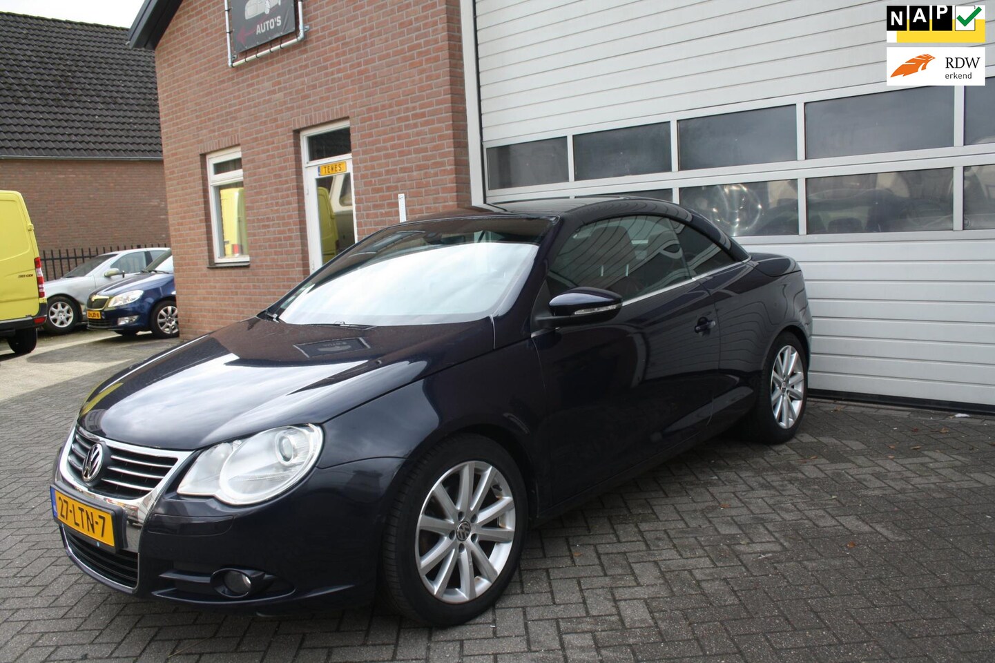 Volkswagen Eos - 1.4 TSI Highline BlueMotion Leder Panorama Dak Nieuwe Distributie Ketting set Nederlandse - AutoWereld.nl