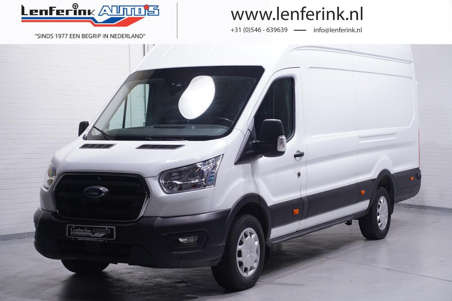 Ford Transit - 2.0 TDCI 130 pk L4H3 Trend va 319,- p/mnd Lease Navi, Camera, DAB+, Cruise Control, PDC V+ - AutoWereld.nl