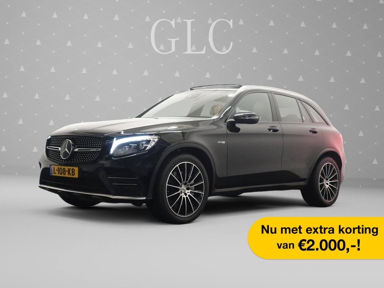 Mercedes-Benz GLC-klasse - 43 AMG 4MATIC 368pk Autom- Panodak I Burmester I  Leer I Camera - AutoWereld.nl