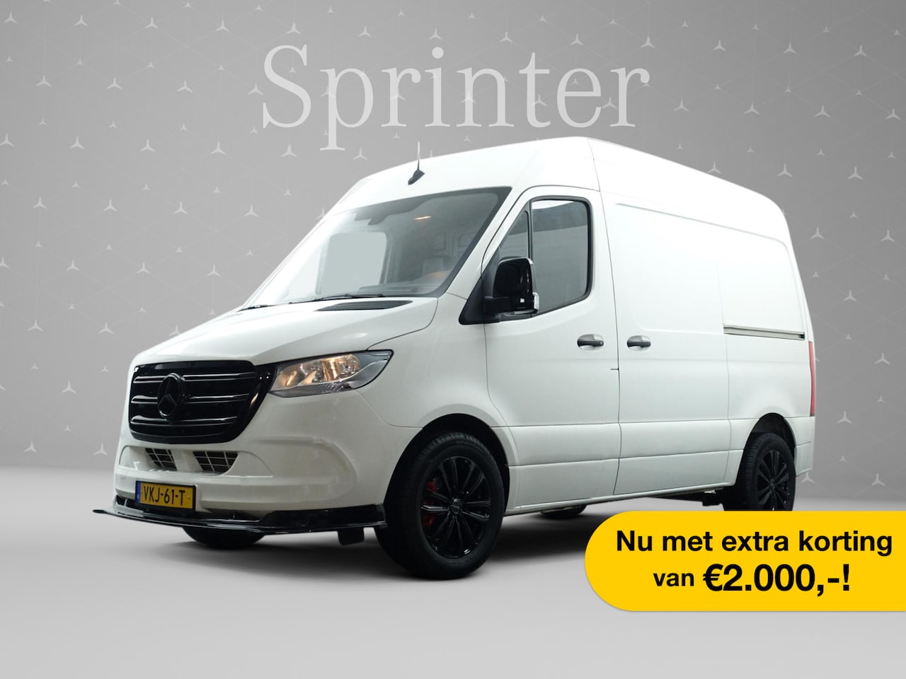 Mercedes-Benz Sprinter - 211 2.2 CDI L1 H2 AMG Night Edition Aut- [ EURO 6 ]  2x Schuifdeur I Designo Leder I  Clim - AutoWereld.nl