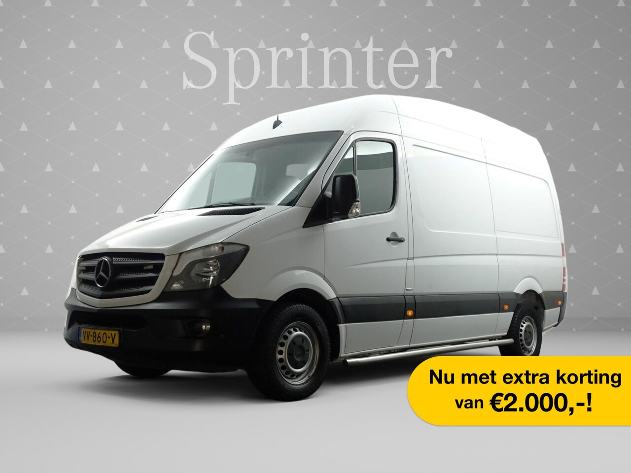 Mercedes-Benz Sprinter - 313 2.2 CDI 366 L2 H2 Aut - Professional Plus 3 Pers I Kast Inrichting I  Cruise I  Stoelv - AutoWereld.nl