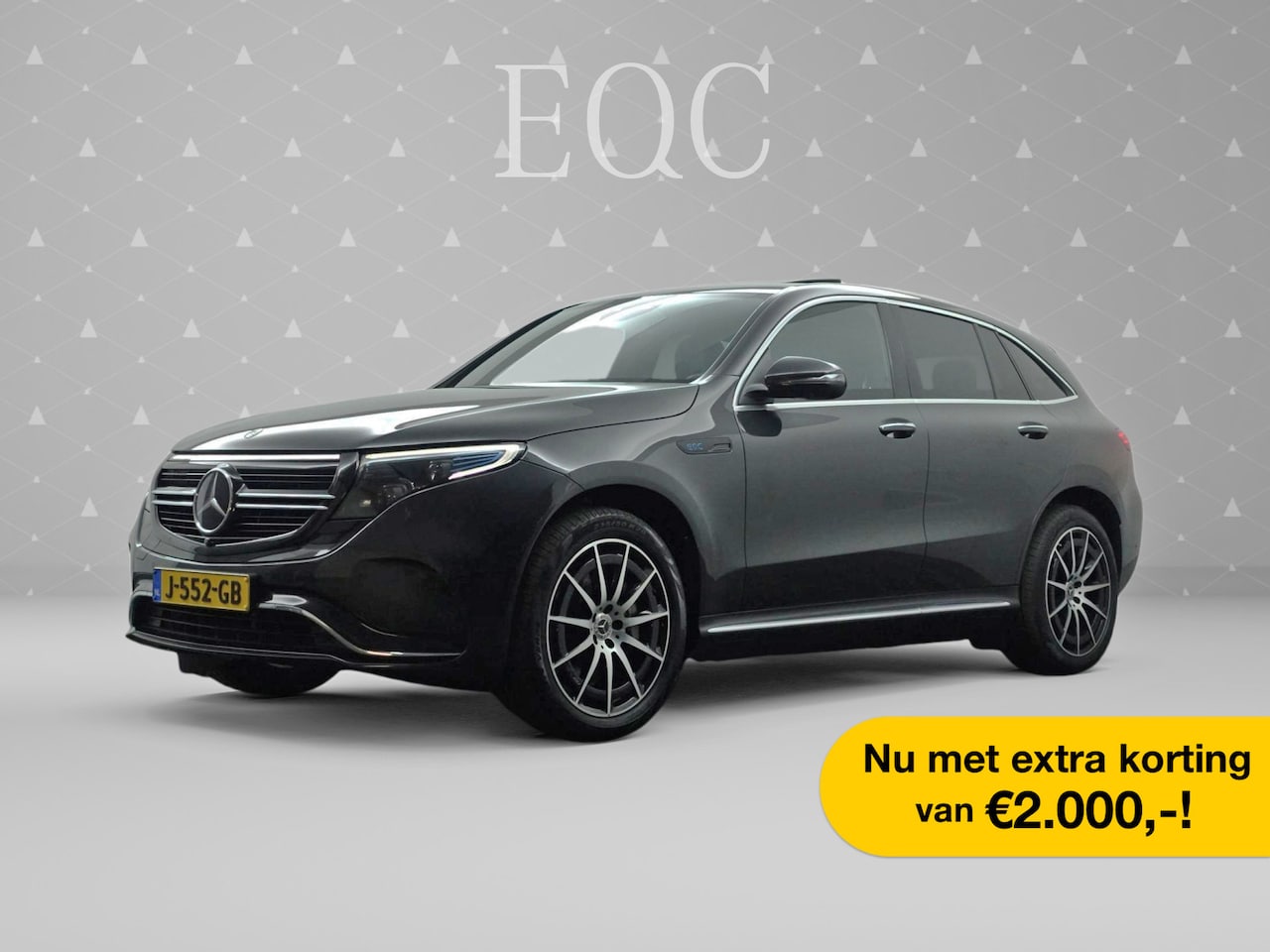 Mercedes-Benz EQC - 400 4MATIC Business Solution AMG [ bruto 48.279 ] 80 kWh I Leer I schuifdak I Memory seats - AutoWereld.nl