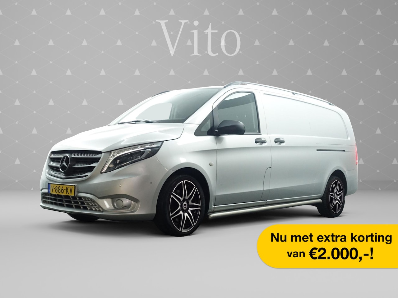 Mercedes-Benz Vito - 116 CDI Avantgarde Extra Lang 164pk Aut- [ Euro 6 ] 2x Schuifdeur I 3 Pers I Xenon Led I C - AutoWereld.nl