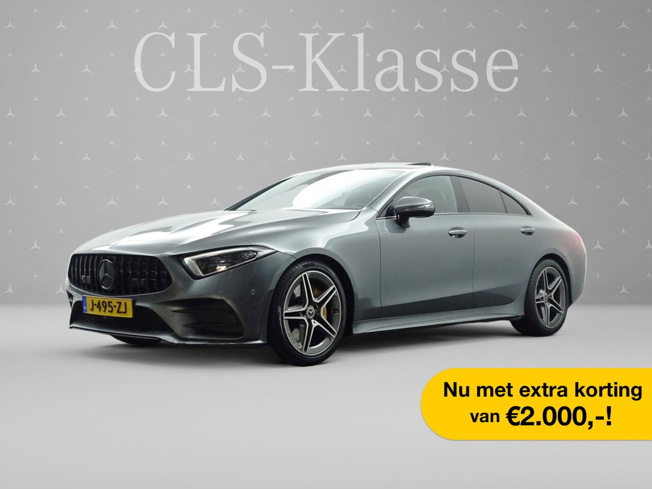 Mercedes-Benz CLS-klasse - 350 AMG Premium Plus Aut- Schuifdak I Sfeerverlichting I Carplay I Lane Assist I Camera I - AutoWereld.nl