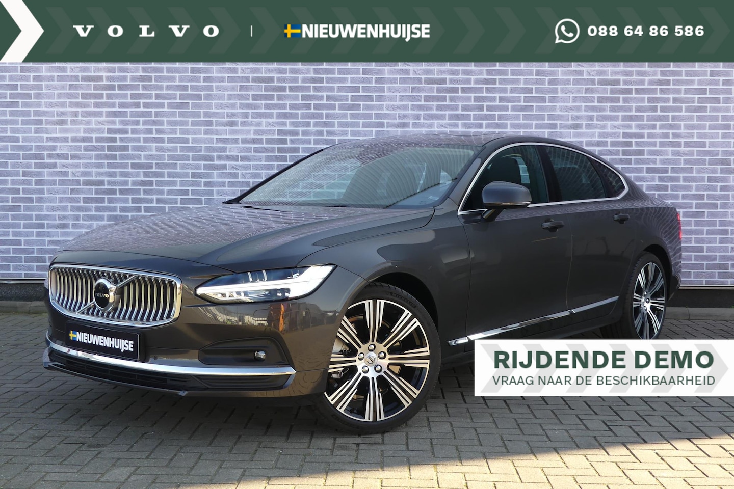 Volvo S90 - B5 Automaat Ultimate Bright | Voorstoelen geventileerd en massagefunctie | Google Maps | H - AutoWereld.nl