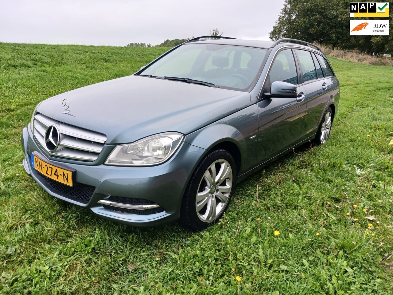 Mercedes-Benz C-klasse Estate - 180 Avantgarde Facelift 202dkm NAP Cruise Climate El. Verwarmde Stoelen Bluetooth - AutoWereld.nl