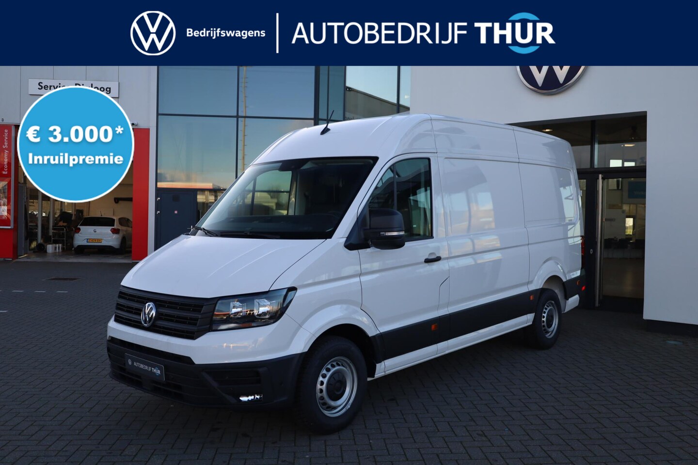 Volkswagen Crafter - 35 2.0 TDI L3H3 Highline 140PK / 103 kW, Bijrijdersbank, DAB+, full map navigatie, trekhaa - AutoWereld.nl