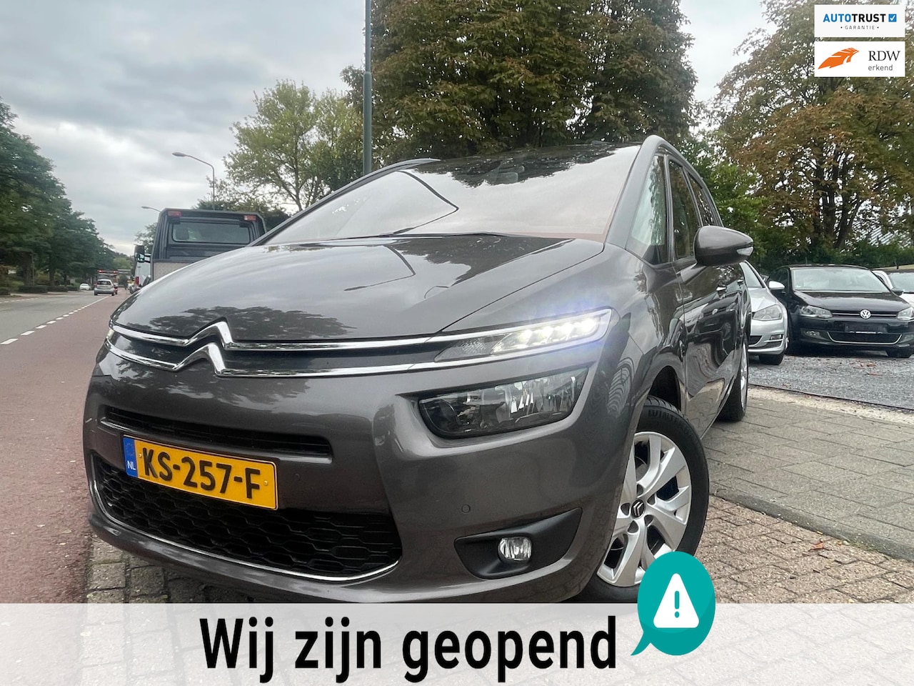 Citroën Grand C4 Picasso - 1.2 PureTech Clima Elek Pakket Navi Pdc Trekhaak - AutoWereld.nl