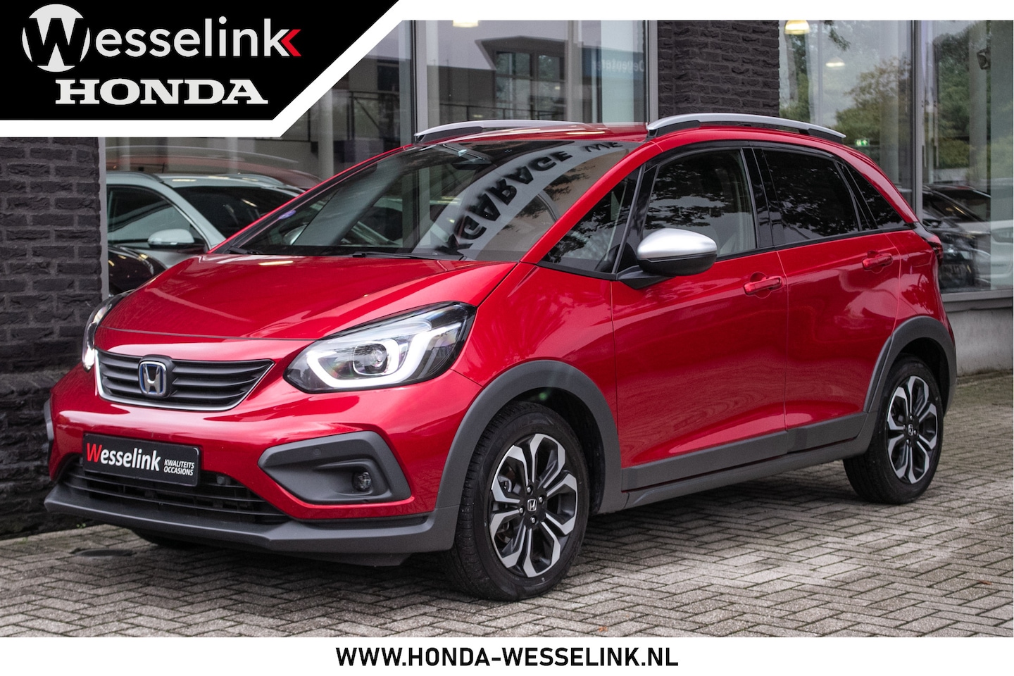 Honda Jazz - 1.5 e:HEV Crosstar - All-in rijklrprs | Honda Sensing | Apple cp/Android auto - AutoWereld.nl