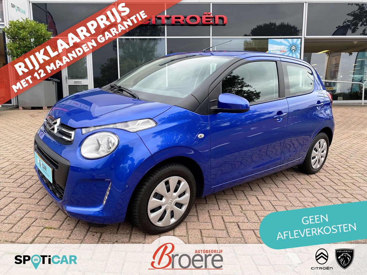 Citroën C1 - 1.0 VTi 72PK 5D Feel | touchscreen audio met radio, dab, bluetooth, apple carplay en andro - AutoWereld.nl