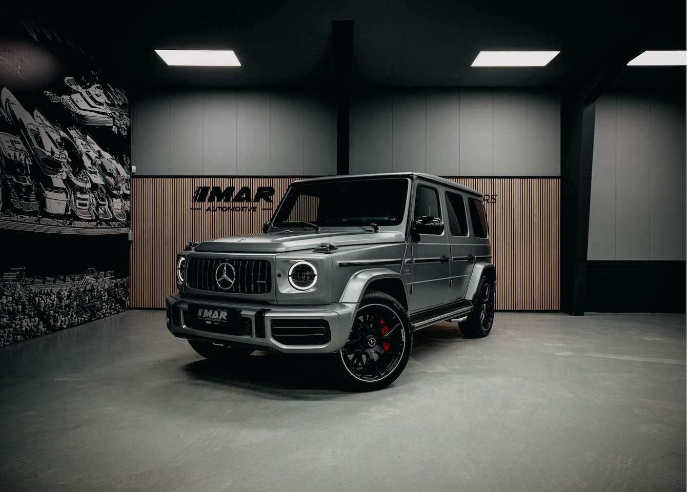 Mercedes-Benz G-klasse - 63 AMG Vette G63 AMG 22''inch Matt Zilver - AutoWereld.nl