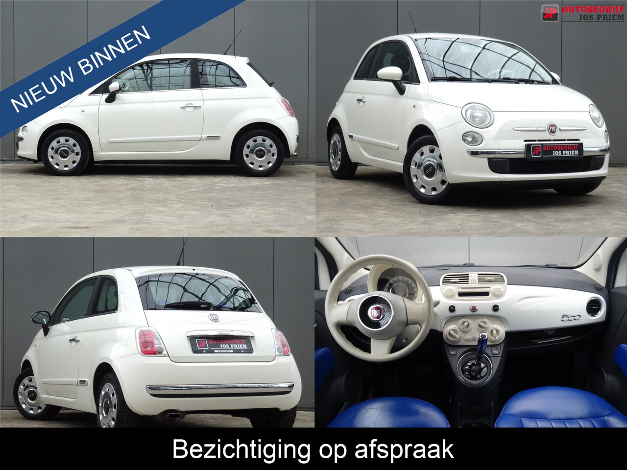 Fiat 500 - 1.2 Pop * LEER * 4 SEIZOENSBANDEN !! - AutoWereld.nl