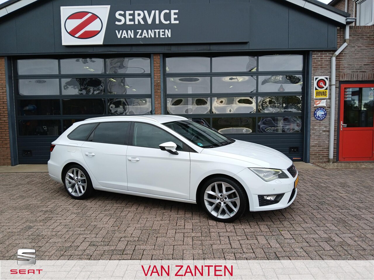 Seat Leon ST - 1.4 TSI FR + LED + Navi + 18 inch + Afn. Trekhaak, zeer mooie auto!! - AutoWereld.nl