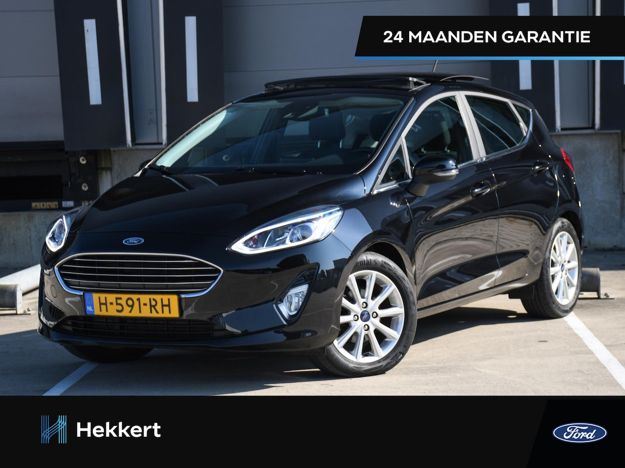 Ford Fiesta - Titanium 1.0 EcoBoost 100pk SCHUIF-DAK | 16''LM | CRUISE.C | DAB | NAVI | PDC ACHTER - AutoWereld.nl