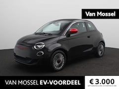 Fiat 500e - Cabrio RED 24 kWh | €2000, - Overheidssubsidie | VAN MOSSEL VOORRAADVOORDEEL ||