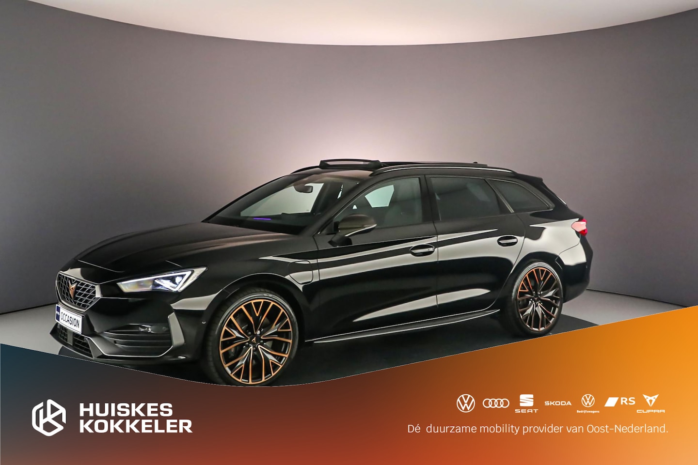 CUPRA Leon Sportstourer - VZ Performance 1.4 TSI e-Hybrid 245pk DSG Automaat Panoramadak, Elektrische achterklep, Le - AutoWereld.nl