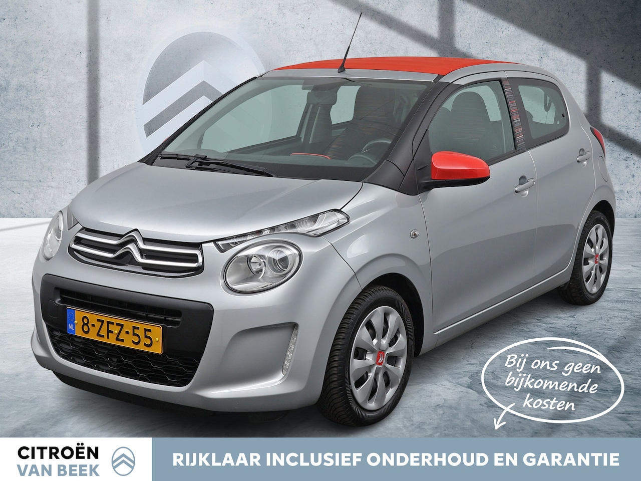 Citroën C1 - PureTech 82pk Airscape Shine | Rijklaar | Open dak | Airco | 5-deurs | - AutoWereld.nl