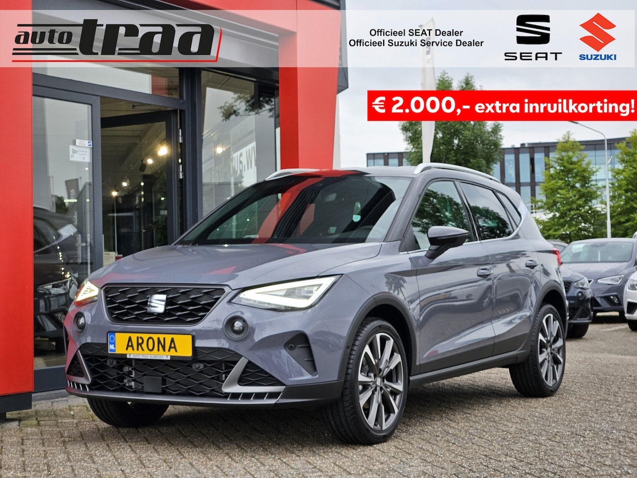 Seat Arona - 1.0 EcoTSI FR Anniversary / GELIMITEERD TOT 100 STUKS! / Camera / PDC rondom / 18'' LMV / - AutoWereld.nl