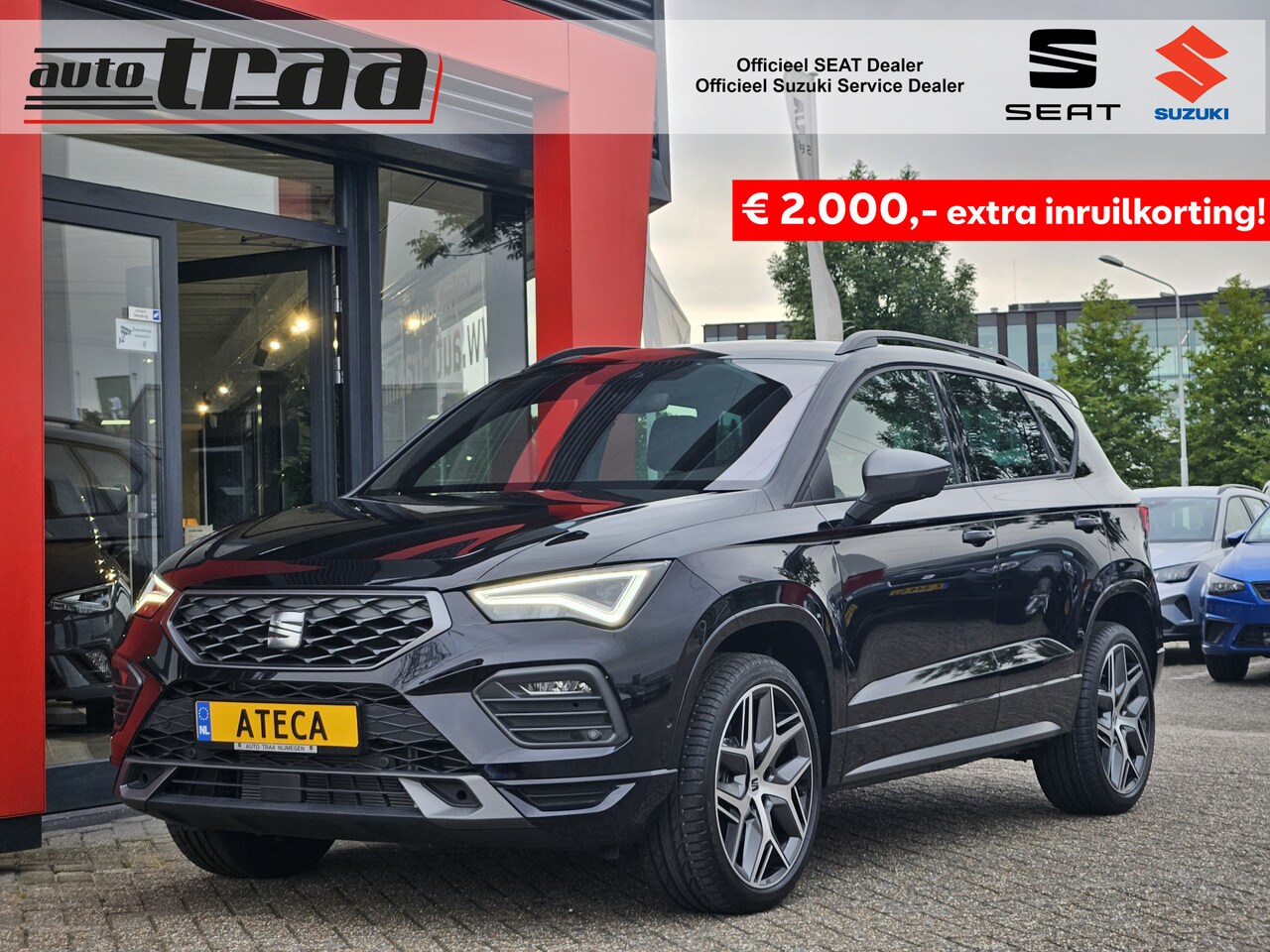 Seat Ateca - 1.5 TSI FR Business Intense 7-DSG Automaat Alcantara / Rijklaar / 4 jaar garantie / Incl. - AutoWereld.nl