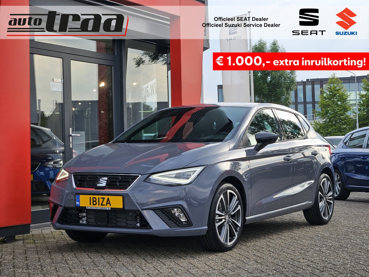 Seat Ibiza - 1.0 EcoTSI FR Anniversary / 2 OP VOORRAAD / GELIMITEERD TOT 200 STUKS !!! - AutoWereld.nl