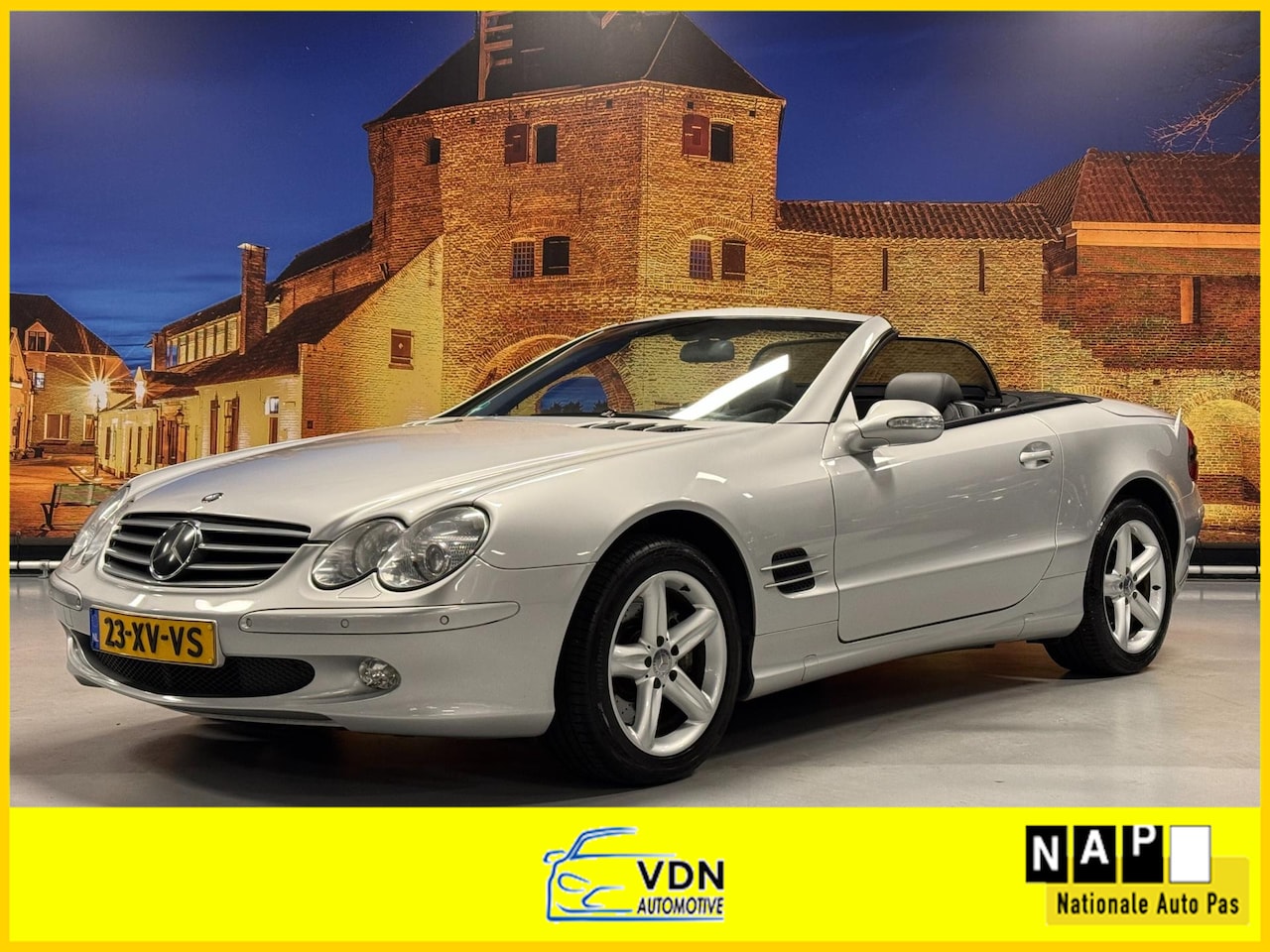 Mercedes-Benz SL-klasse Cabrio - 500 V8 Automaat Distronic Navigatie - AutoWereld.nl