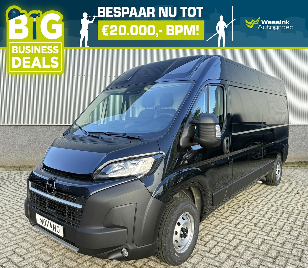 Opel Movano - GB L3H2 3.5t - 2.2 BlueHDi 140 S&S | Vaste trekhaak (flenskogel) | Pakket Techno Plus | Pa - AutoWereld.nl