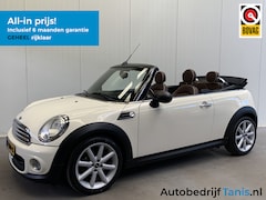 MINI Cabrio - 1.6 One Chili LEDER-AIRCO/ECC-PDC-LMV-STOELVERWARMING