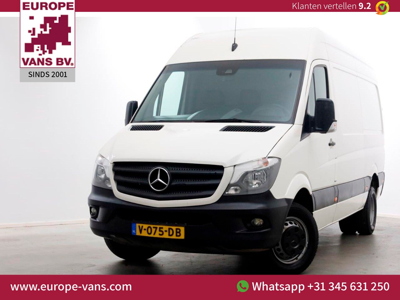 Mercedes-Benz Sprinter - 516 CDI 163pk E6 L2H2 7G-Automaat Airco Trekhaak 3500kg 01-2017 - AutoWereld.nl