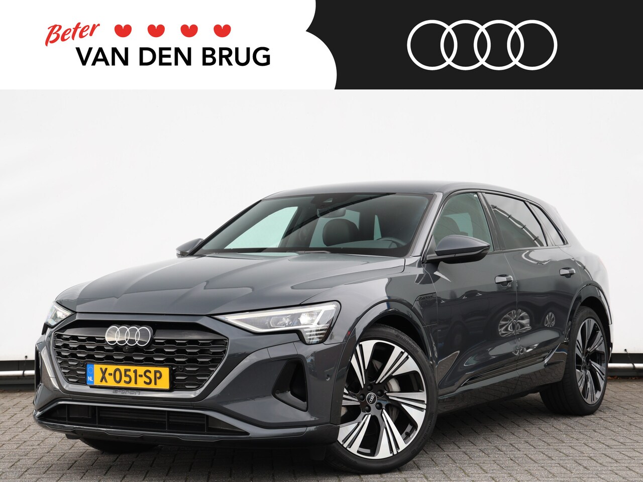 Audi Q8 e-tron - 50 quattro 95 kWh 340pk | 22" Velgen | Leder | Stoelverwarming | Navi | Apple Carplay - AutoWereld.nl