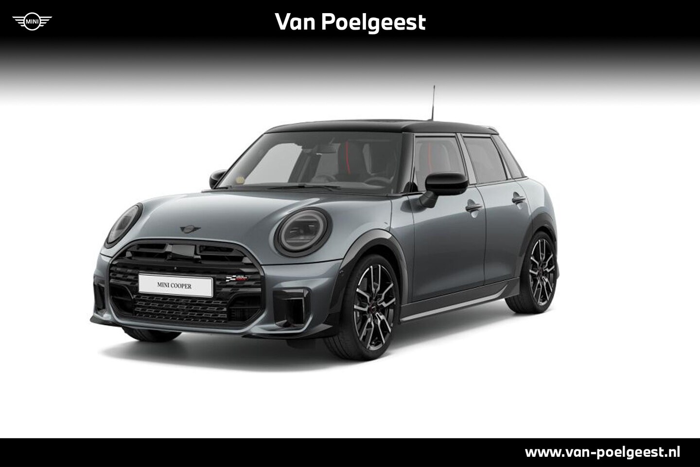 MINI Cooper - 5-deurs 2.0 Cooper S John Cooper Works | Pakket XL | Dak en spiegelkappen in Jetblack - AutoWereld.nl