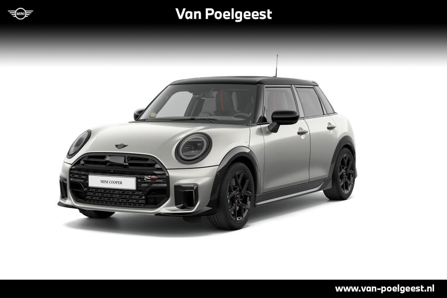 MINI Cooper - 5-deurs 2.0 Cooper S John Cooper Works | Pakket XL | Dak en spiegelkappen in Jetblack - AutoWereld.nl