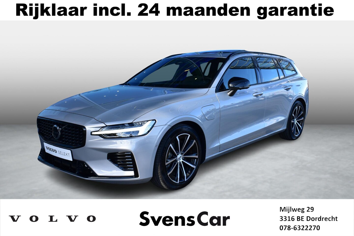 Volvo V60 - T6 Recharge AWD Plus Dark | Panorama-Dak | 360° Camera | Trekhaak | - AutoWereld.nl