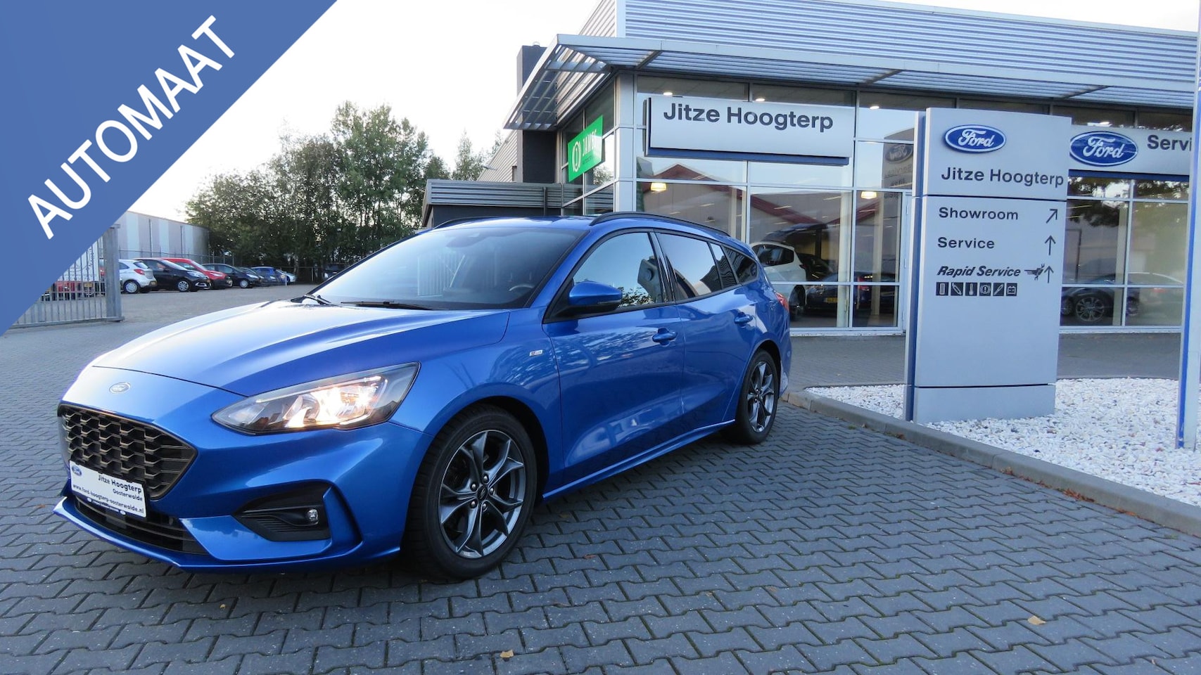 Ford Focus Wagon - 1.0 EcoBoost ST Line Business AUTOMAAT, Camera, Winter Pack, Cruise, 88719 km !! - AutoWereld.nl