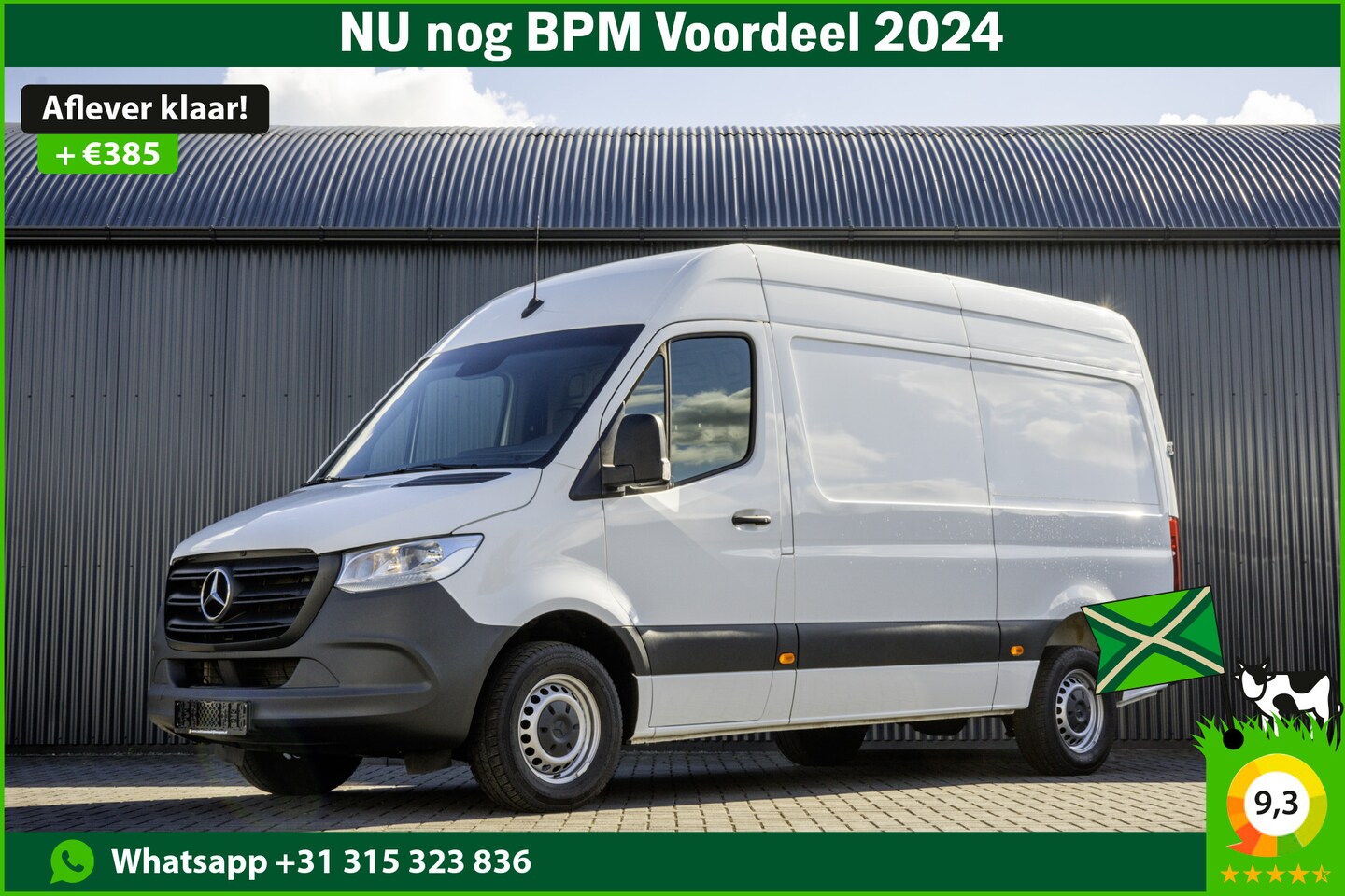 Mercedes-Benz Sprinter - 317 CDI L2H2 | Automaat | Euro 6 | 170 PK | Climate | Carplay - AutoWereld.nl