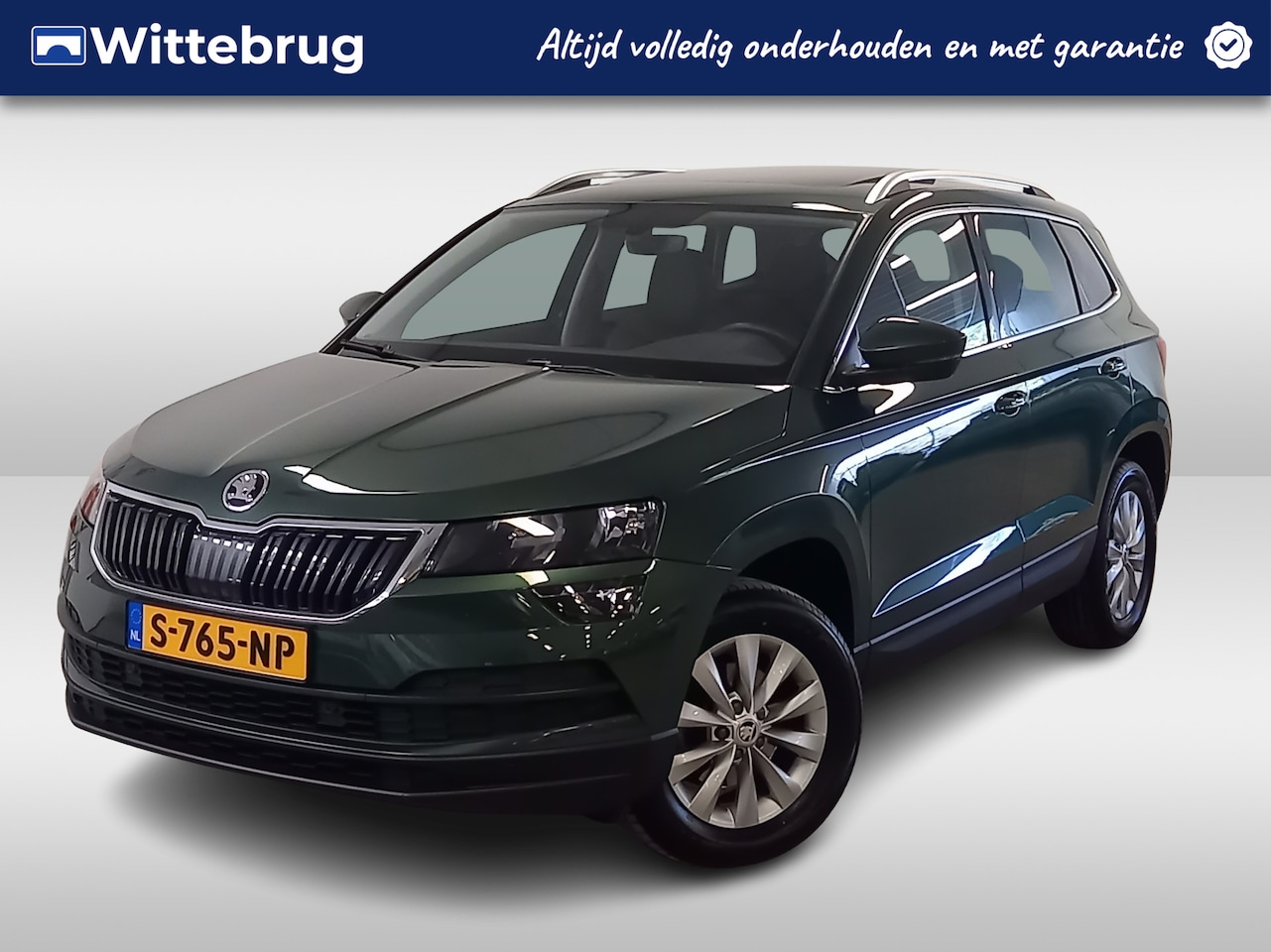 Skoda Karoq - 1.5 TSI ACT Sportline Business met o.a. lederenbekleding en Panoramadak! - AutoWereld.nl